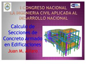 01. Cálculo de Secciones de Concreto Armado en Edificaciones (Ing. Juan Alfaro Rodriguez