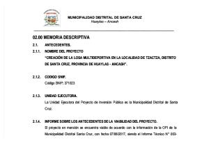 02. Memoria Descriptiva