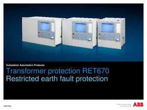 03 SEP674 RET670 Differential Protection