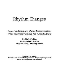 09 Rhythm Changes