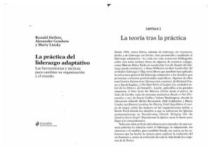 1. Grashow, Heifetz, Linsky - La Práctica Del Liderazgo Adaptativo - (Cap. 2)
