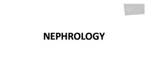 1 Medicine Nephrology