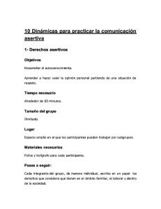 10 Dinámicas Para Practicar La Comunicación Asertiva