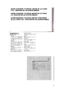 12596945 Jeep ZJ Grand Cherokee Manual de Usuario Espanol