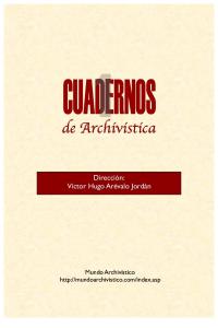 19. ARÉVALO J. VÍCTOR H. Cuadernos Archivística 1.pdf