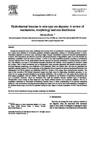 1997-Hydrothermal Breccias in Vein-type Ore Deposits a Review of Mechanisms, Morphology and Size Distribution