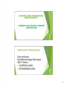 2 Ruang Lingkup Surveilans