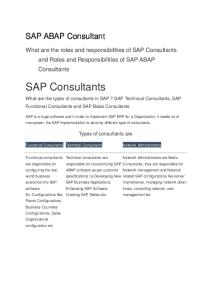2-SAP ABAP Consultant