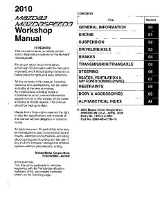 2nd Gen Mazda3 Mazdaspeed3 Workshop Manual (1)