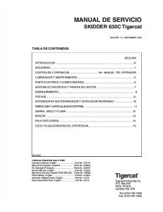 630c Servicio Tigercat