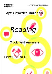 7 Aptis - Complete Booklet - Answers