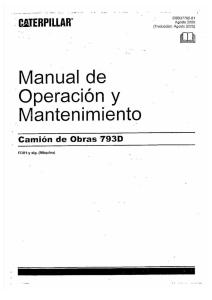 793D Manual Operacion y Mantenimiento