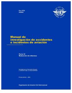 9756 Manual de Investigacion de Accidentes e Incidentes en Aviacion IV
