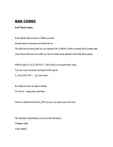 Aa Bar Codes