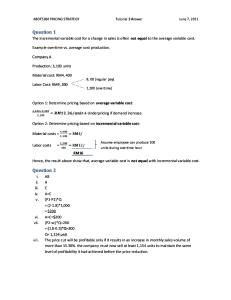 Abdt5104 Pricing Strategy Ps Tutorial 3 Answer