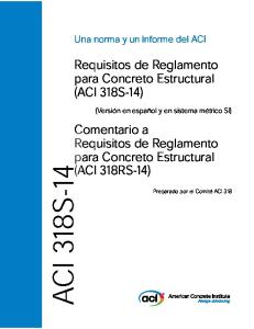 ACI 318-14 Español