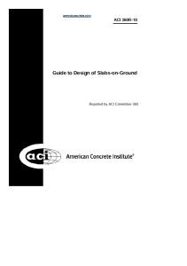 ACI 360R 10 Guide to Design of Slabs on Ground