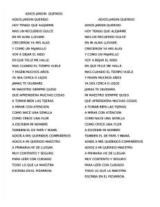 Adios Jardin Querio