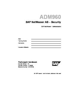 ADM960 - Security in SAP System Environment.pdf