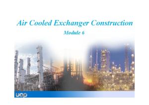 Air Cooler Exchanger Construction