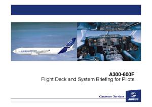 Airbus A300F-600 Flight Deck Systems Briefing for Pilots