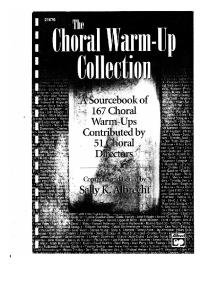 ALBRECHT_The Choral Warm-up Collection