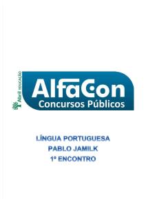 Alfacon Jose Comecando Do Zero Lingua Portuguesa Do Zero Pablo Jamilk 1o Enc