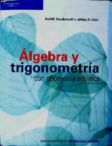 Álgebra y Trigonometría Con Geometría Analítica - Earl W. Swokowski, Jeffery a. Cole - 11ed