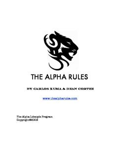 Alpha Rules