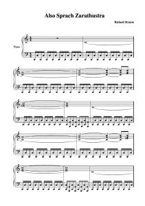 Also Sprach Zarathustra - Richard Strauss (Piano Solo)).pdf