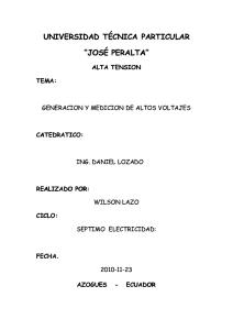 Altos Voltajes