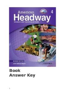 Am Headway 4 Book Answer Key