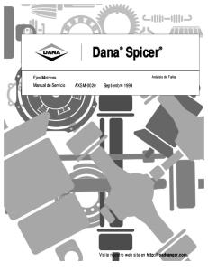 Analisis de Fallas - Diferencial - Dana Spicer