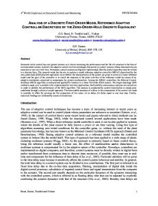 Analysis of a Discrete First-Order Model Reference Adaptive Controller Discretized by the Zero-Order-Hold Discrete Equivalent