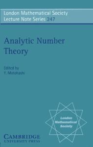 Analytic Number Theory- Y. Motohashi