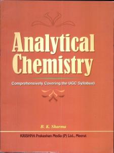 Analytical Chemistry by b k Sharma