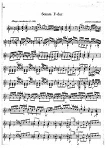 Anton Diabelli - Sonata in F Major