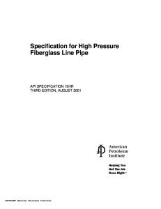 API Spec 15HR (2001) High Pressure Fiberglass Line Pipe.pdf