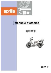 Aprilia Scarabeo 125-150- Manuale d'Officina-Italian