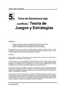 Apuntes de Clase - Teoria de Juegos y Estrategias