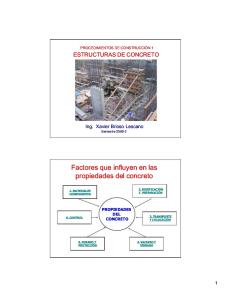 Apuntes sobre los Procedimientos de Construcción (Estructuras de concreto)