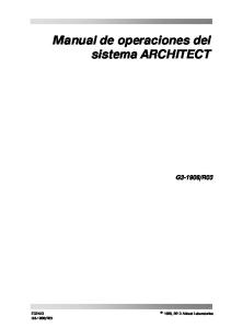 Architect Manual