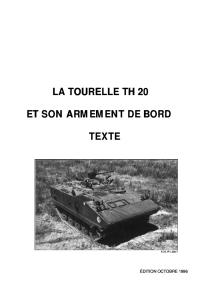[Armor] - [Manuals] - La Tourelle TH20 AMX10P Et Son Armement de Bord Texte Et Figures