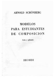 arnod schönberg - modelos para estudiantes de composicion.pdf