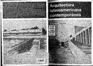 Arquitectura Latinoamericana Contemporanea - Hugo Segawa