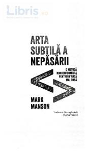 Arta subtila a nepasarii - Mark Manson.pdf