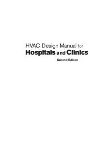 ASHRAE HVAC Design Manual for Hospitals & Clinics-2013 (Orignal)