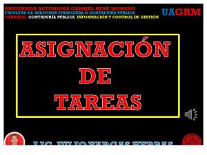 Asignacion de Tareas-Investigacion Operativa-julio Vargas Herbas