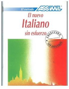 Assimil – El nuevo Italiano sin esfuerzo [PDF + Audios]