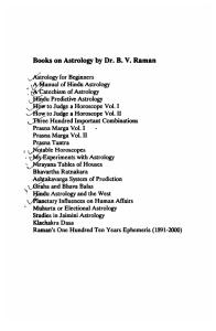 Astrology for Beginners - BV Raman 2004